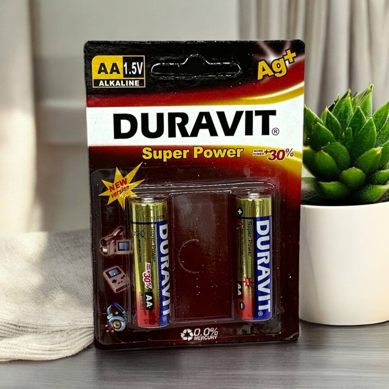 Батар. Duravit super power alcaline LR6 (бліст)2шт