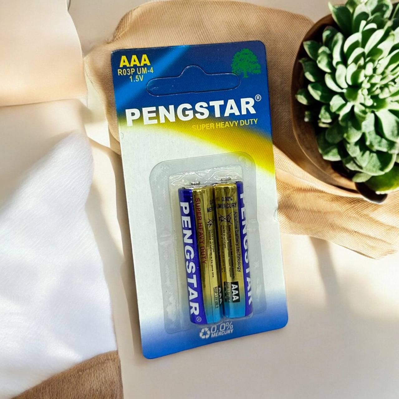 Бат.Pengstar superHeavyDutyAlkaline R3P (бліст)2шт