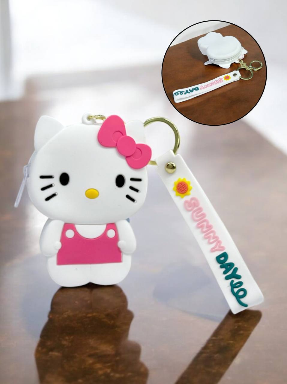 Гаманець-брелок (силікон) Hello Kitty