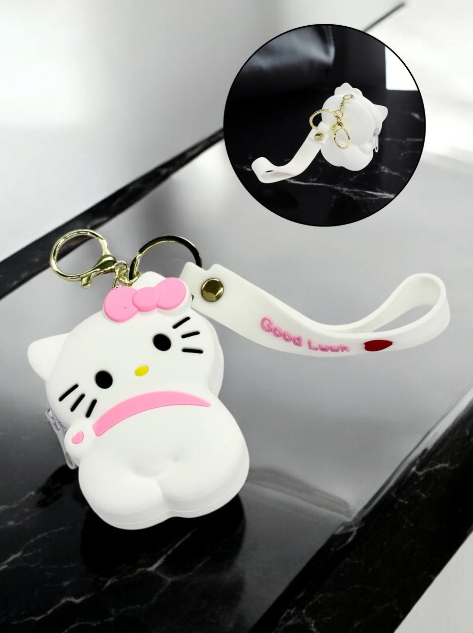 Гаманець-брелок (силікон) Hello Kitty м.924-9