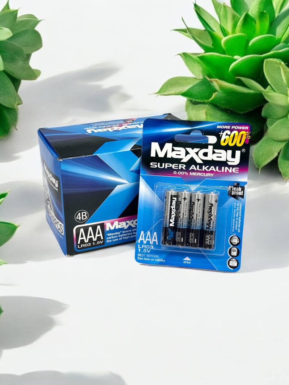Батар. Maxday super alkaline м.AAA LR03 (блістер) 4шт