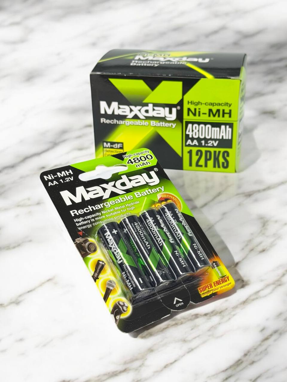 Акум.батарея Maxday Ni-Mh 4800mah м.AA (бліст) 4шт