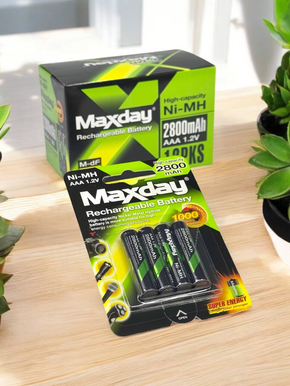 Акум.батарея Maxday Ni-Mh 2800mah м.AAA (бліст) 4шт