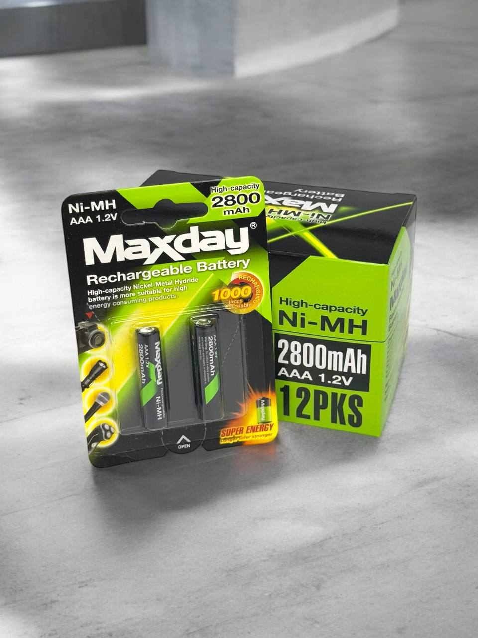 Акум.батарея Maxday Ni-Mh 2800mah м.AAA (бліст) 2шт