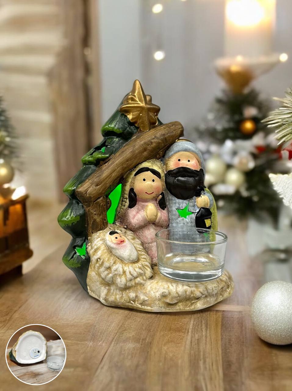 Статуетка-підсвічник 15*10см м.22