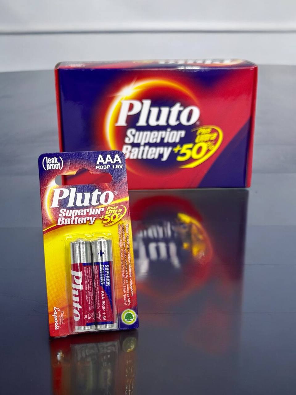 Батарейки PLUTO Superior R03P (міні пальч/бліст) 2шт