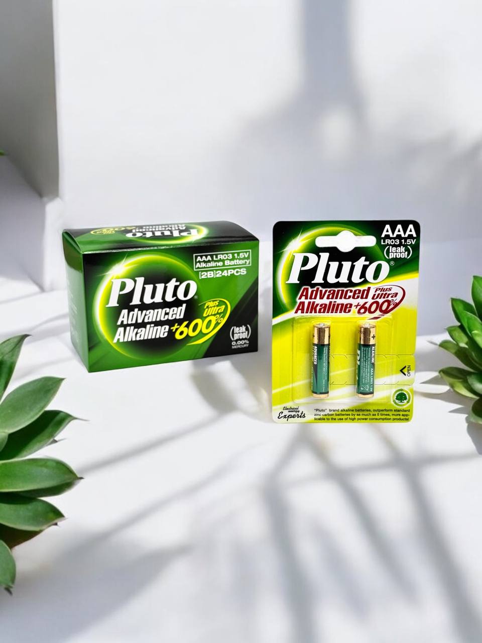 Батарейки PLUTO Advanced LR03 (міні пальч/бліст) 2шт