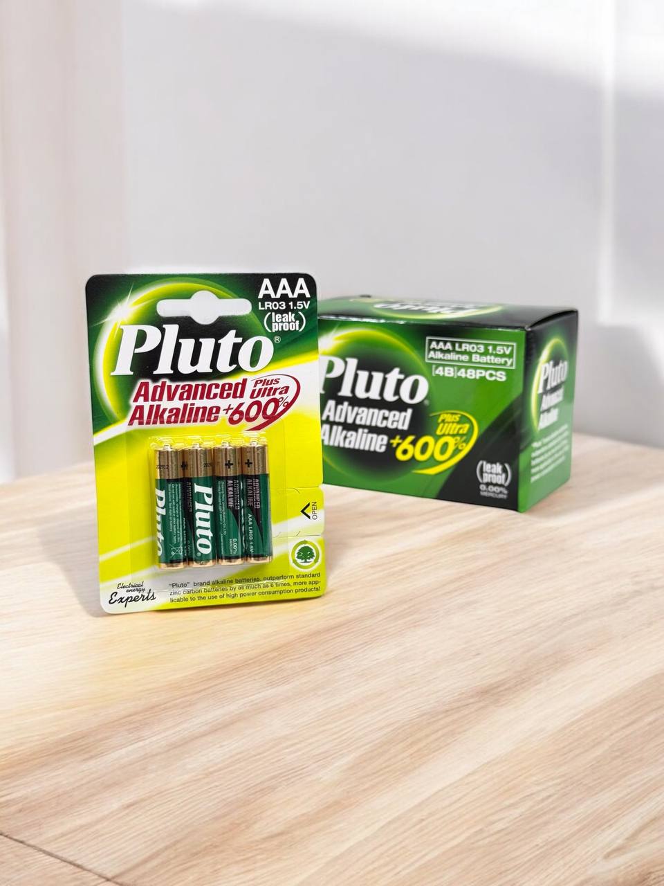 Батарейки Pluto Advanced LR03 (міні пальч/бліст) 4шт