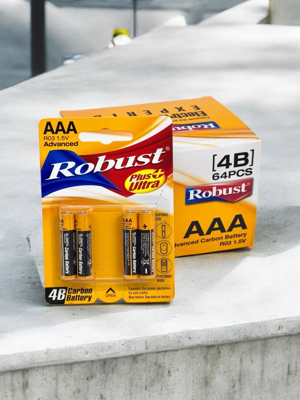 Батарейки RODUST R03 (міні пальчикові/блістер) 4шт