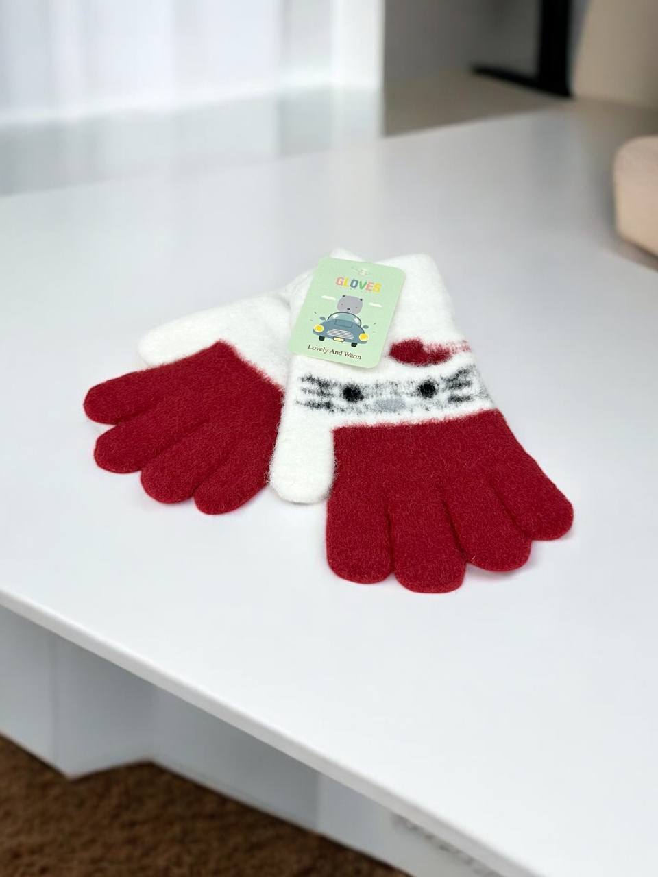 Рукавиці-пальчата Gloves дитячі (тонка в'язка) м.4