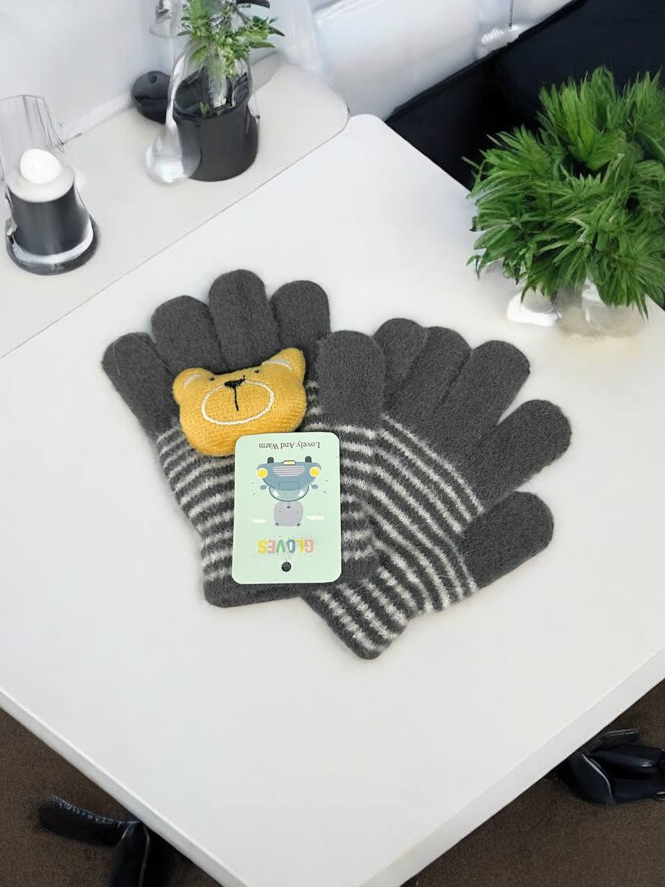 Рукавиці-пальчата Gloves дитячі (тонка в'язка) м.8