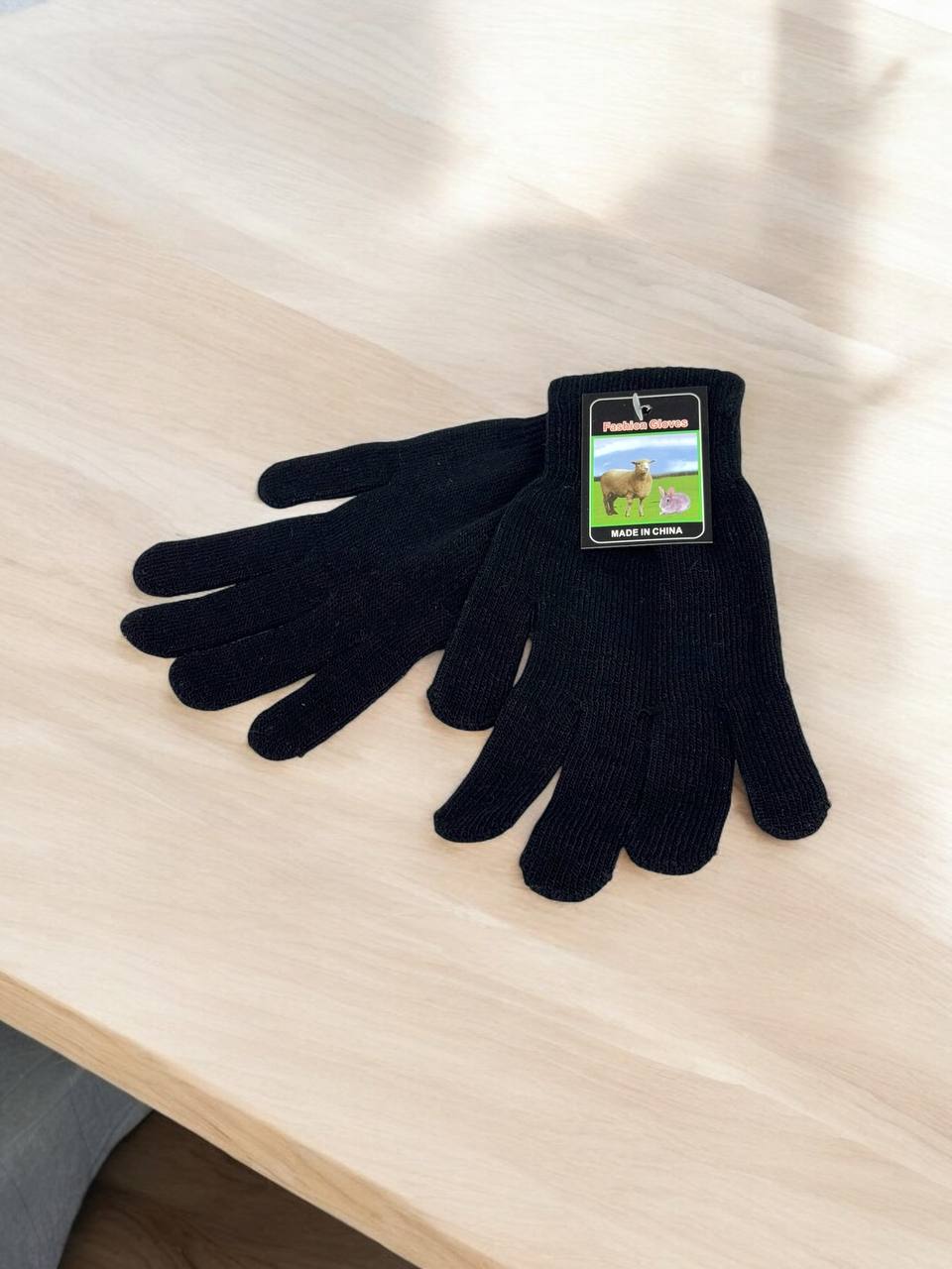 Рукавиці-пальчата Fashion Gloves (тн.в'яз)м.517-12