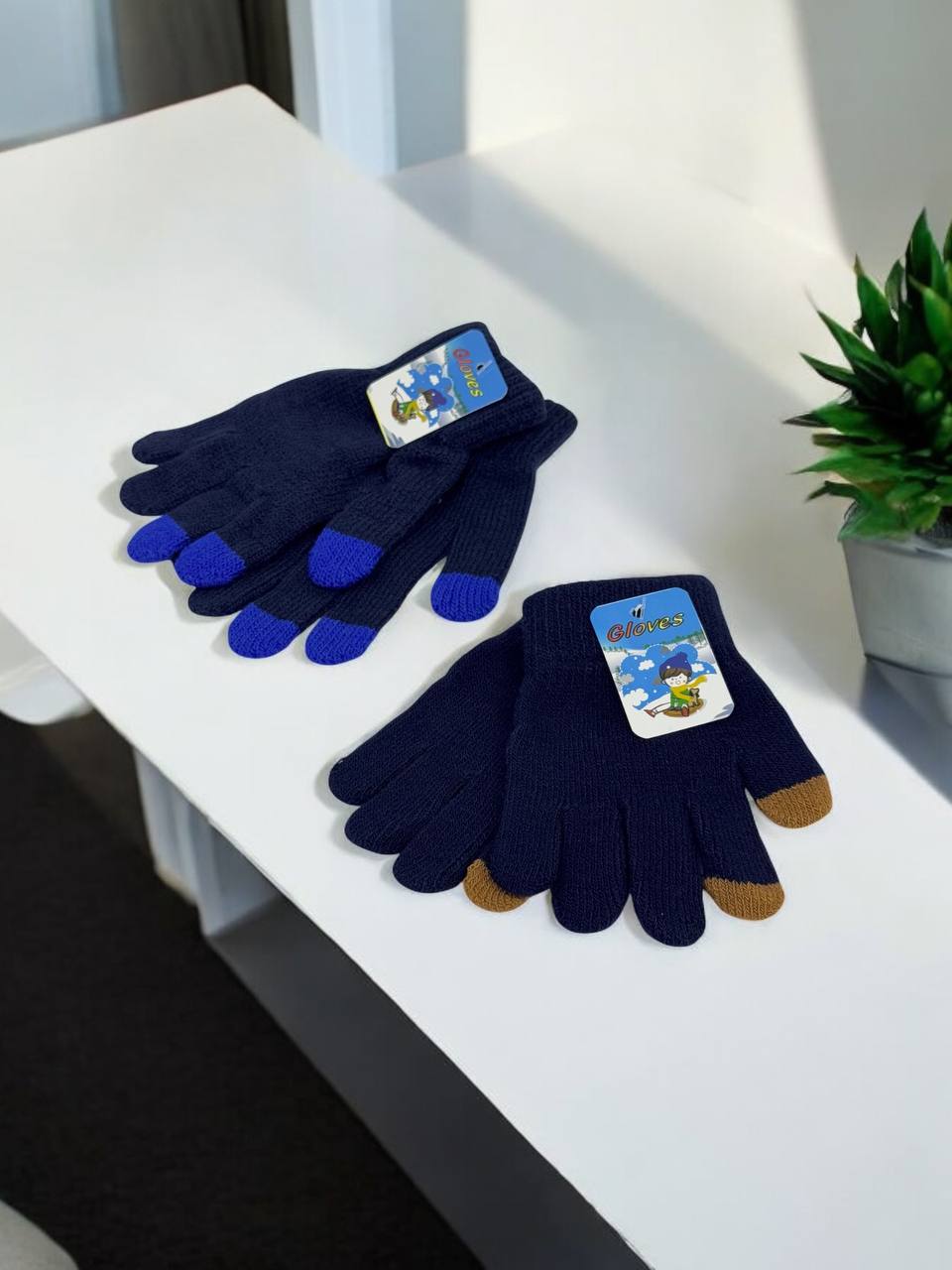 Рукавиці-пальчата Gloves (тн. в'язка) м.517-20