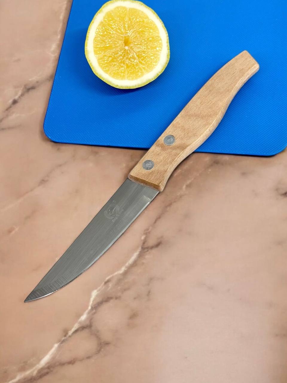Ніж кухонний (дерев'яна ручка) 21см. м.SM4016