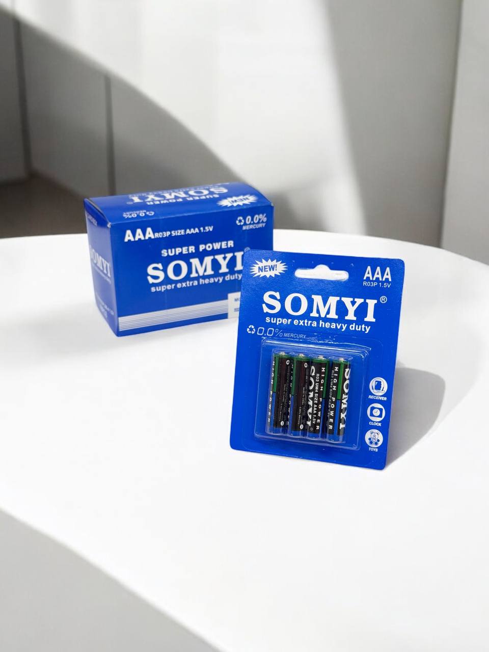 Батарейки SOMYI R03P (міні пальчикова/блістер) 4шт