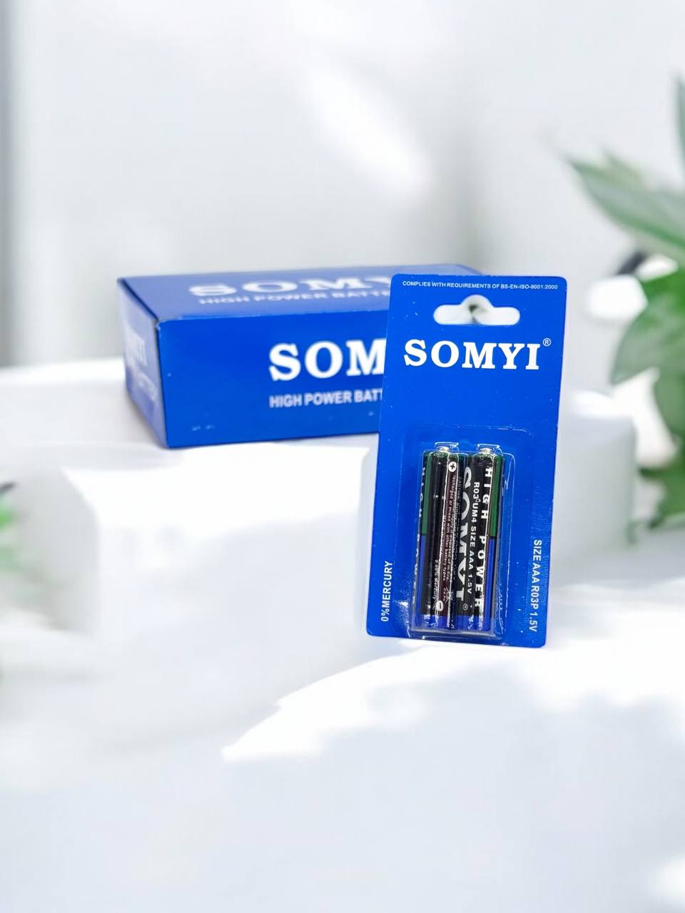 Батарейки SOMYI R03P (міні пальчикова/блістер) 2шт