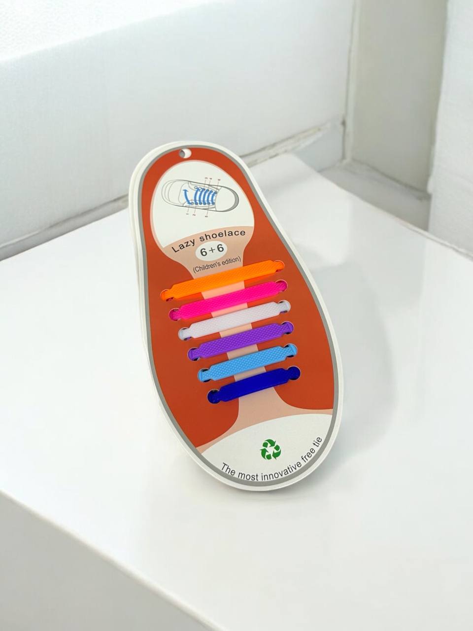 Шнурки для взуття (силікон) 6+6шт м.XD-2