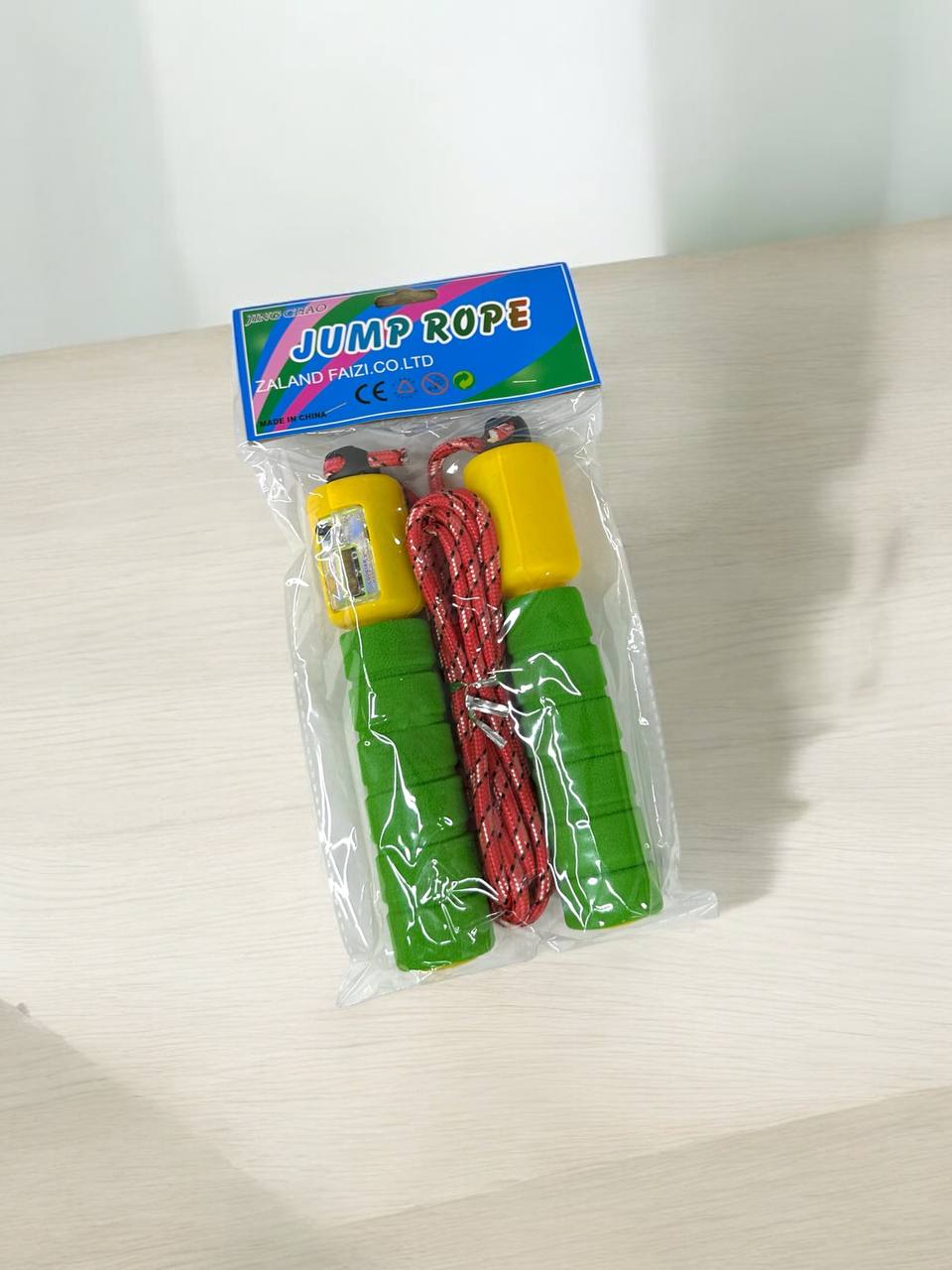 Скакалка дитяча з лічильником (текстиль) м.4
