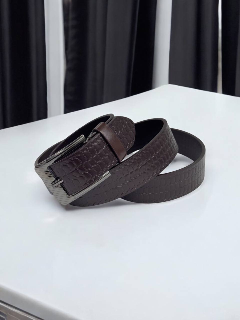 Пасок класичний (екошкіра) 3,5см. м.115/2