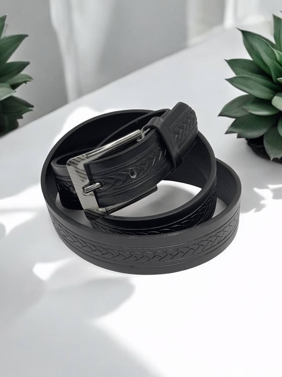 Пасок класичний (екошкіра) 3,5см. м.115/5