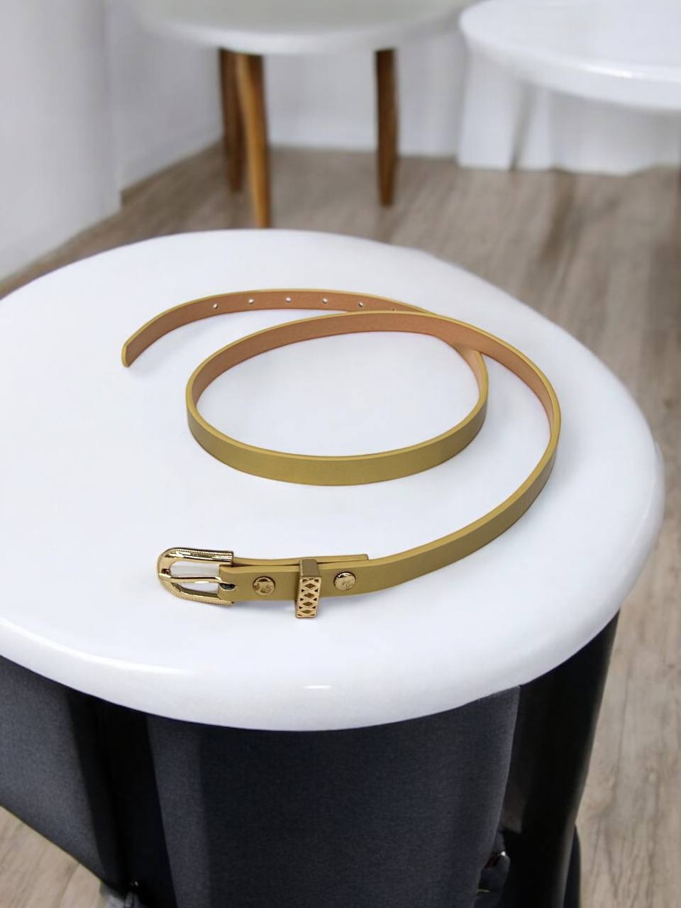 Жіночий пасок класичний (лакований) 1,5см м.XL-3/4