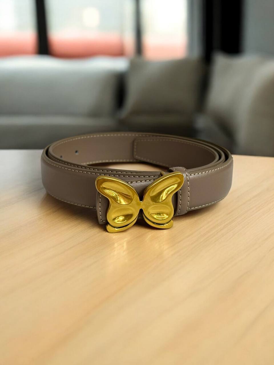 Жіночий пасок гвоздик (екошкіра) 3см м.559-15